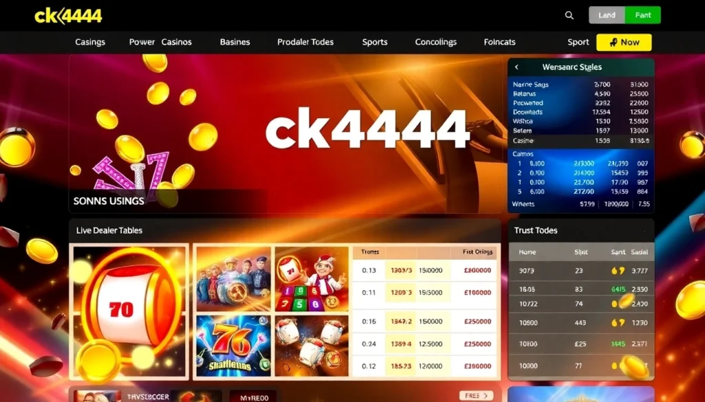 Maximize Your Wins with ck4444: A Leading Platform for Online Gaming and Betting