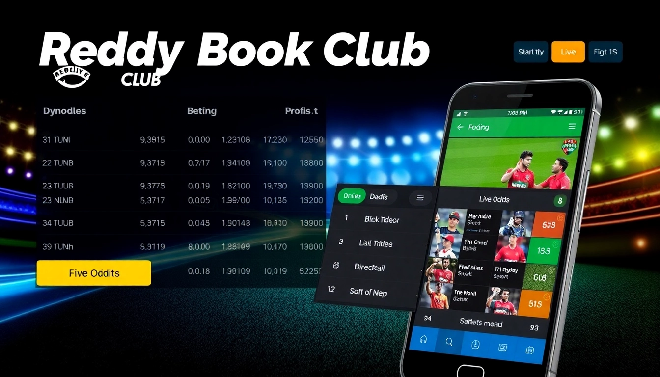 Experience seamless betting with Reddy Book Club; engage in live sports and casino games on an intuitive platform with vibrant visuals and real-time updates.
