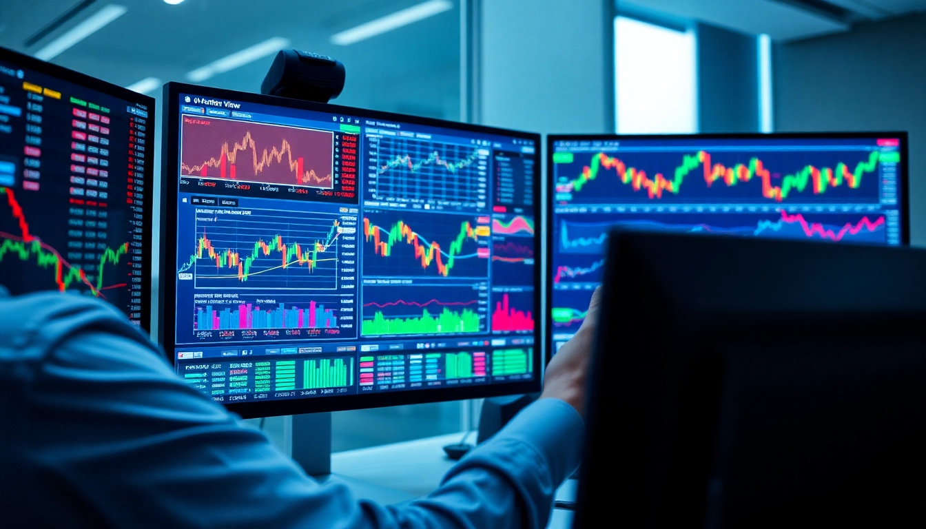 Trading view platform showcasing live market charts and analysis for traders and investors.